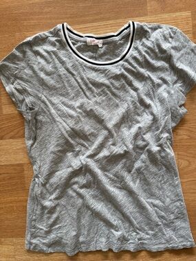 Goldie Tee Heather with Contrast Neck Trim